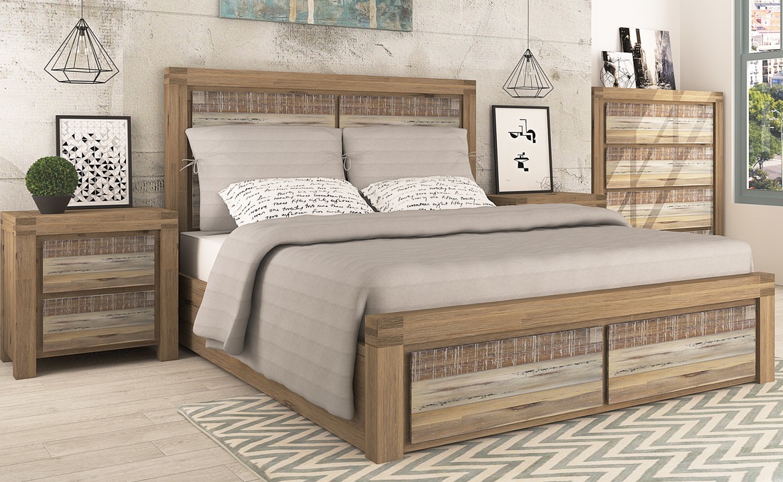 Colorado Bedside Bliss Living Furniture, King Bed Suite